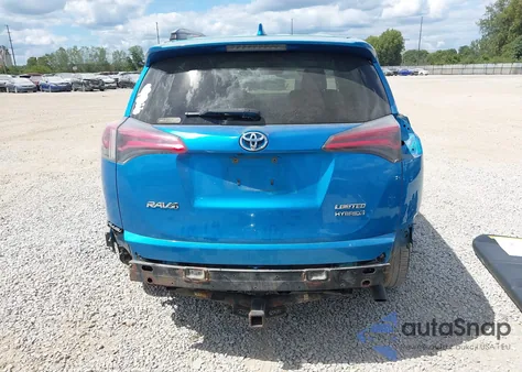 2017 Toyota Rav4 Hybrid Limited из США, поврежденный, VIN JTMDJREV8HD121452